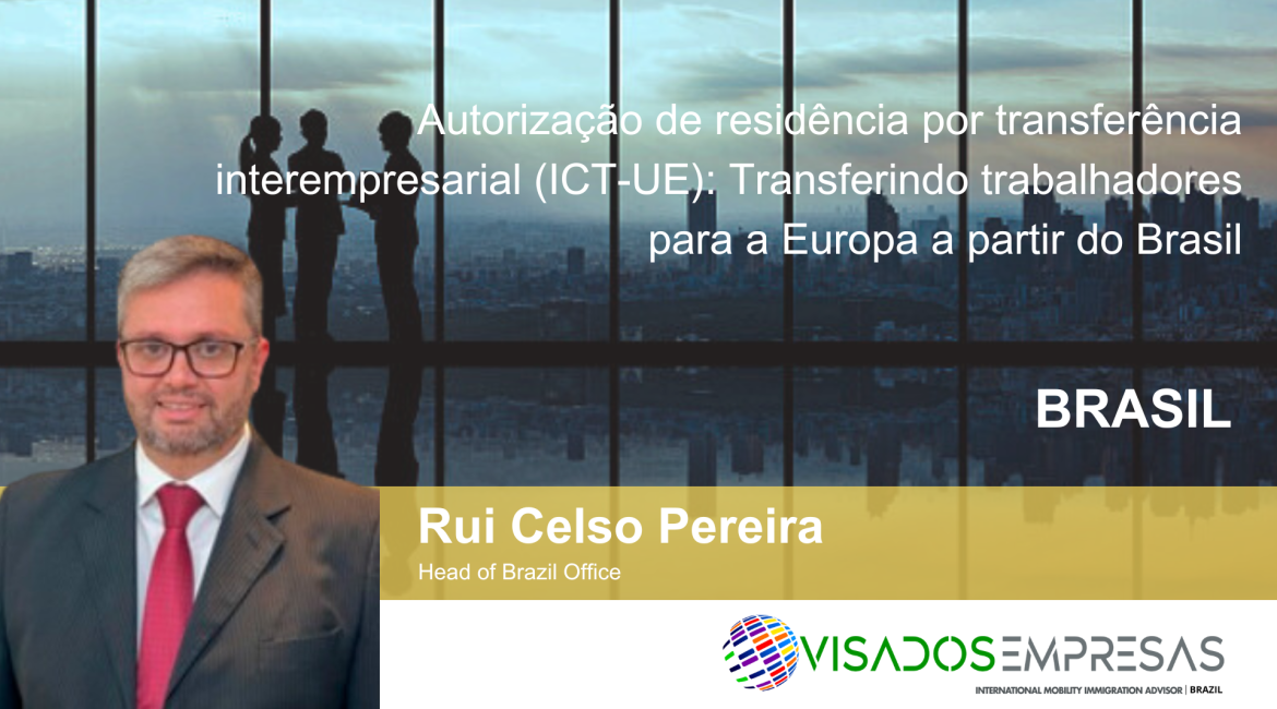 Autorização de residência por transferência interempresarial Visados Empresas